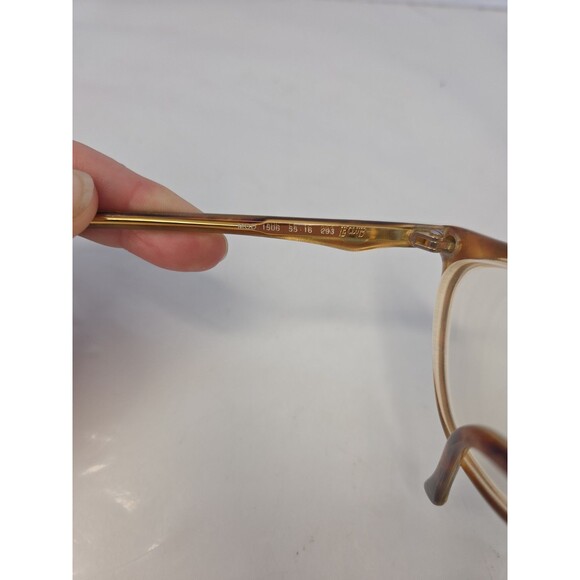 Rare Le Club Actif MOD 1506 Vintage 1990s Italian Glasses Frame Gold Brown 55mm main image 8